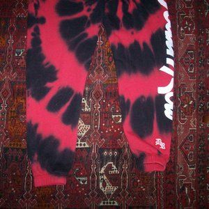 Tie Dye JOGGERS SWEATPANTS MEN'S RED S/M SHOE PALACE Death Row Records
